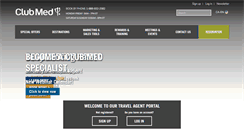 Desktop Screenshot of en.clubmedagents.ca