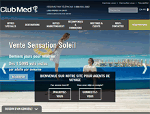 Tablet Screenshot of fr.clubmedagents.ca